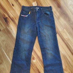 Crazy 8 girls embroidery heart pocket jeans